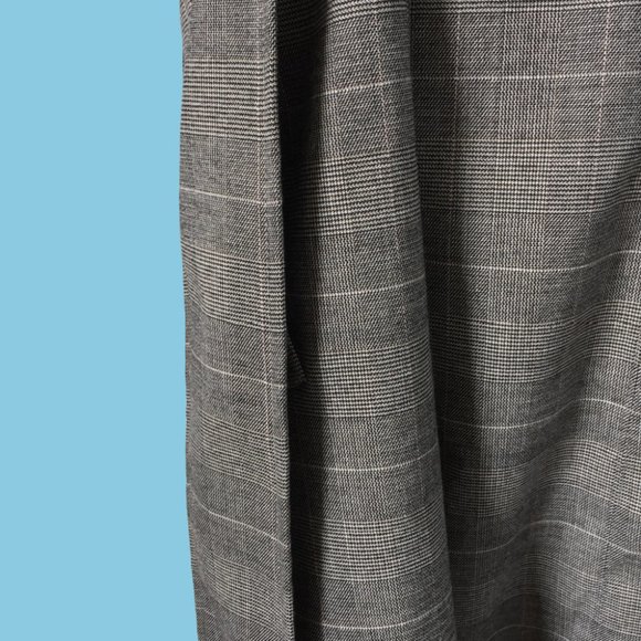 Kenneth Cole Woman's Dress Coat Grey Plaid S - Picture 3 of 3